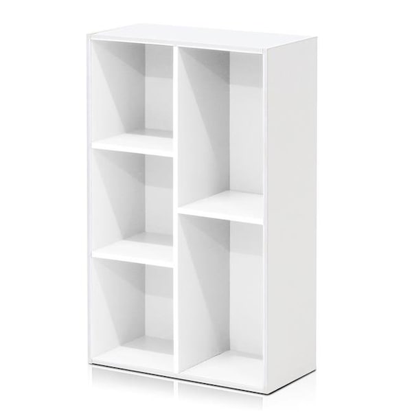 Furinno Furinno 11069WH 5-Cube Open Shelf; White 11069WH - main